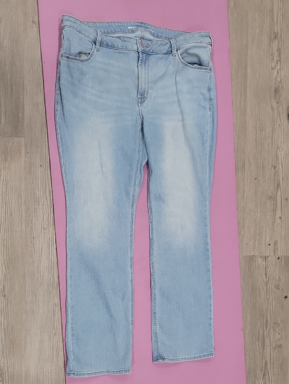 Light Blue Women's Straight-Leg Jeans